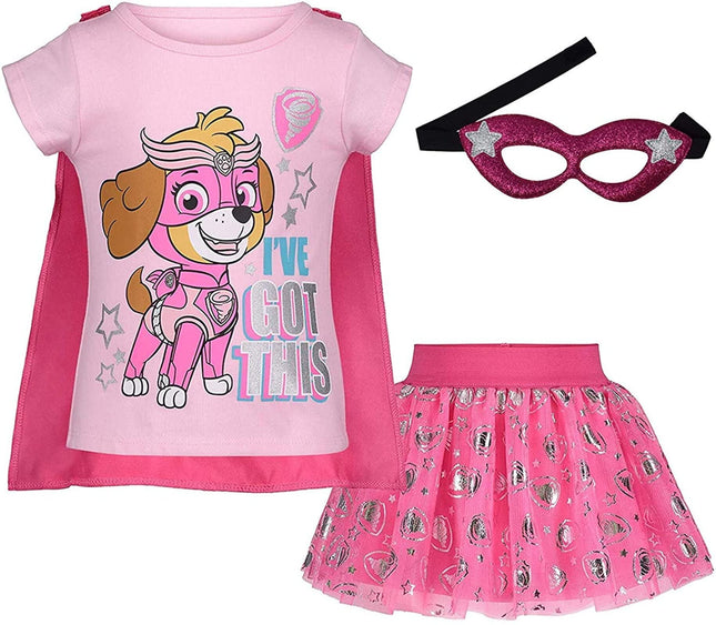 Paw Patrol Skye Toddler Girls 4 Piece Costume Set: