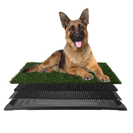 PETMAKER - Dog Grass Mat with Tray - 35.5" x 23.5"