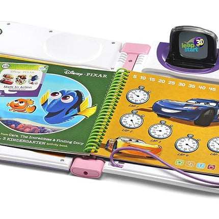 LeapFrog Leapstart Activity Book 3D Pixar Math in Action with Listening Skills