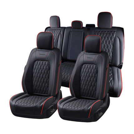 Coverado Leather Seat Covers Full Set for Ford F15
