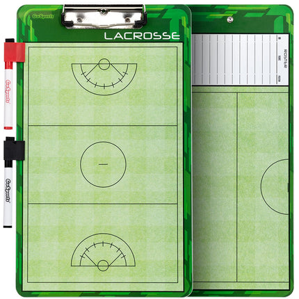 GoSports Dry Erase Coaches Board with 2 Dry Erase 