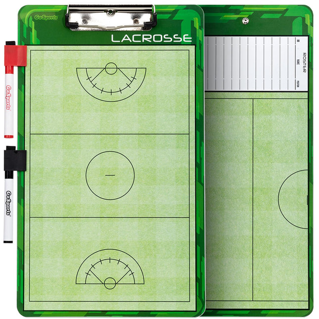 GoSports Dry Erase Coaches Board with 2 Dry Erase 