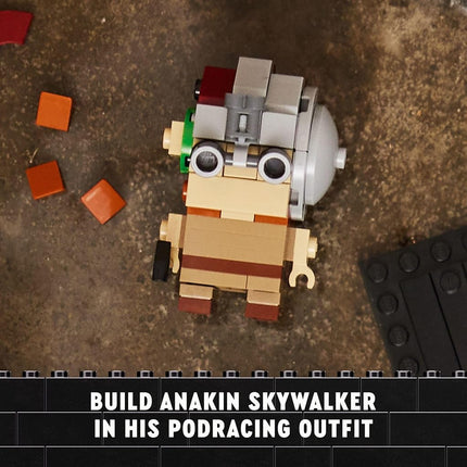 LEGO Star Wars BrickHeadz The Phantom Menace - Collectible Star Wars Figures of Anakin, Darth Maul & More - Gift for Fans - 40676