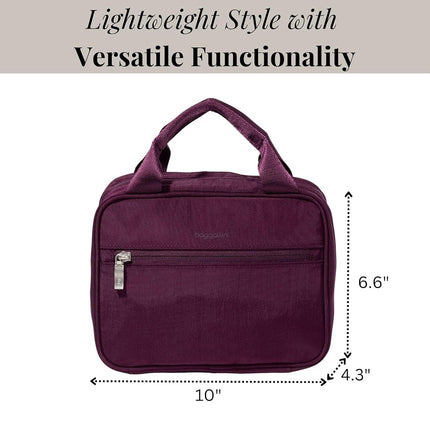 Baggallini Unisex's Hanging Travel Toiltery Kit, Mulberry, One Size
