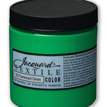 Textile Color Fabric Paint 8Oz-Fluorescent Green