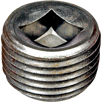 Dorman Pipe Plug C.S. Square 1/2-14 Npt, Head Size 3/8 In.