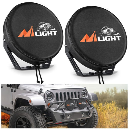 Nilight 9inch Round Offroad Driving Pod Light Cove