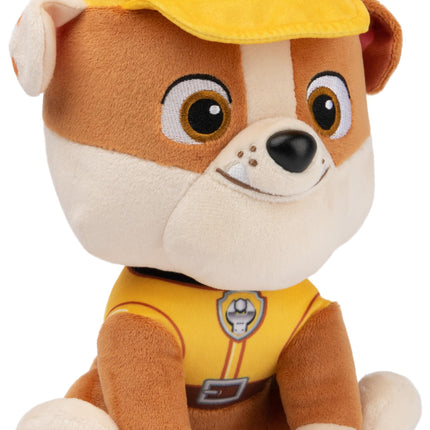 GUND PAW Patrol Rubble con su uniforme de construcción característico para mayores de 1 año, 9" (los estilos pueden variar)