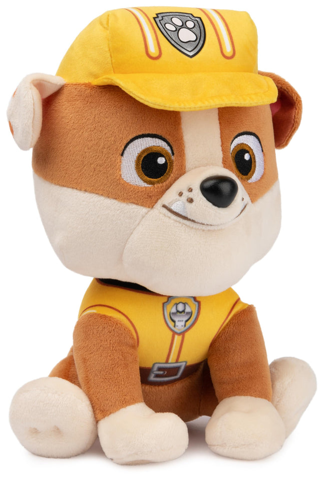 GUND PAW Patrol Rubble in Signature Construction Uniform for Ages 1 and Up, 9" (Styles May Vary)