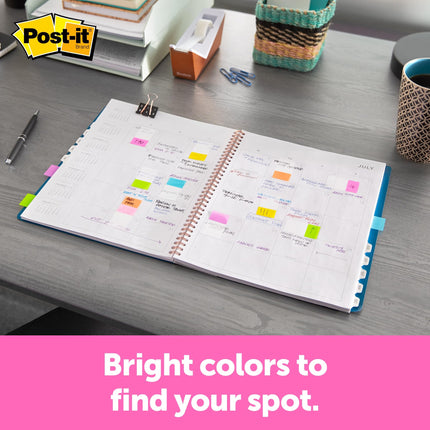 Post-it 684SHVA Banderitas mensaje Value-Pak, "Firme aquí", 240/paquete, MI
