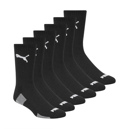 PUMA Men's 6 Pack Crew Socks