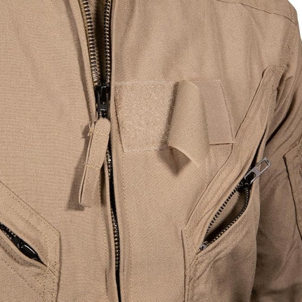 Propper Men's Poly Cotton Twill 27/P Flyers Coverall Jumpsuit, Tan, XL