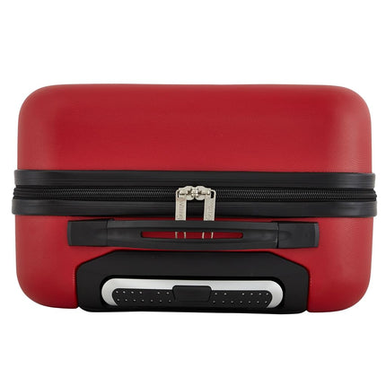 Wrangler 22" Hardside Spinner Carry-on Luggage, Salsa Red, 22-Inch, 22" Hardside Spinner Carry-on Luggage
