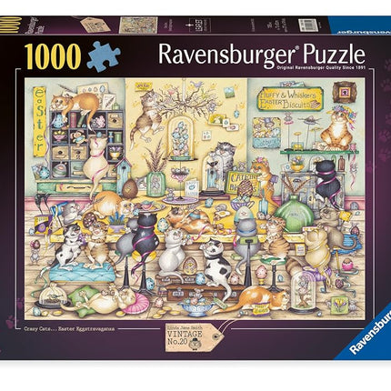 Ravensburger - Crazy Cat's Easter Eggstravaganza 1000 Pieces