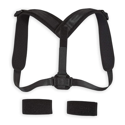 Gaiam Restore Correcteur de posture pour femmes et hommes, Redresse-dos avec sangles rembourrées en maille respirante et réglables