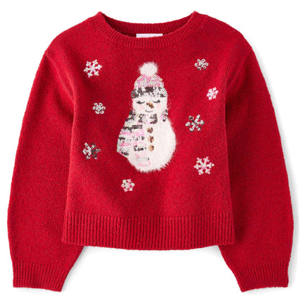 The Children's Place Girls' Long Sleeve Crew Neck 