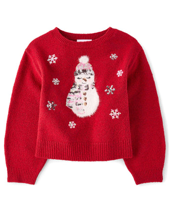 The Children's Place Girls' Long Sleeve Crew Neck 