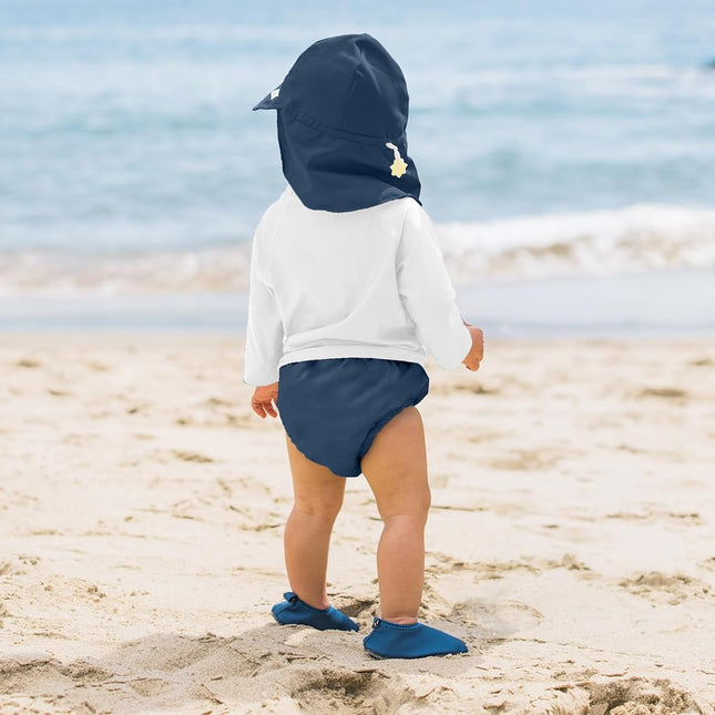 green sprouts i Play. Baby Boys Snap Reusable Absorbent Swimsuit Diaper Navy 24mo, 24 Months