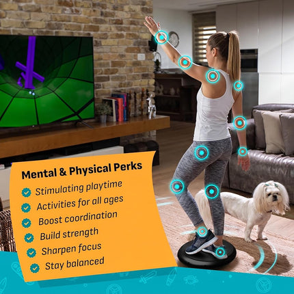 GoBalance Sport-Play Premium Interactive Wooden Balance Board Bluetooth App