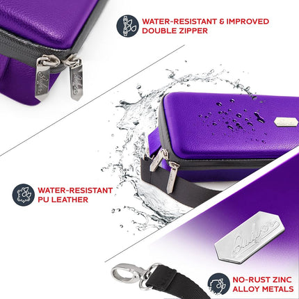 Quiver Time Purple Bolt Card Case for Pokemon Cards, TCG Deck Box Bag