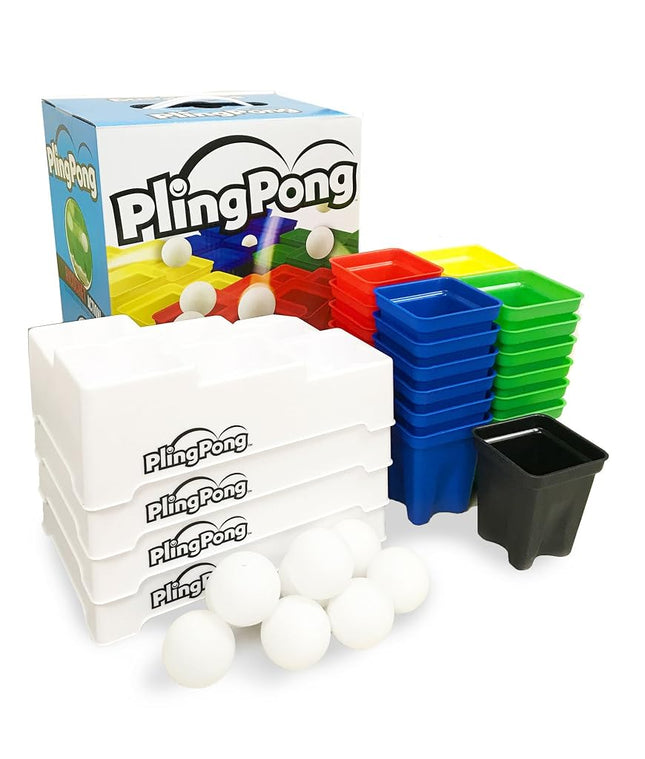 Buffalo Games PlingPong- The Fast-Paced Ping Pong Game of Skill, Luck and Strategy