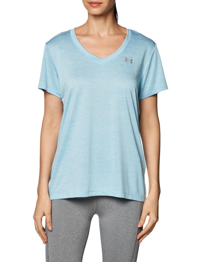 UNDER ARMOUR Women's Tech V-Neck Twist Short-Sleev