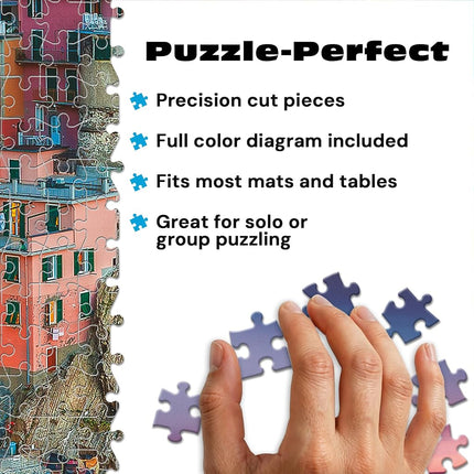 Buffalo Games - Peter Stewart - Cinque Terre - 1000 Piece Jigsaw Puzzle For Adults - Challenging Puzzle Perfect for Game Nights - Finished Size is 26.75 x 19.75