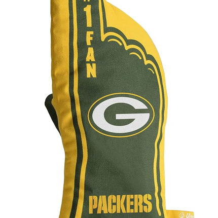 YouTheFan NFL Green Bay Packers #1 Oven Mitt, 13.25" x 6.5", Team Color