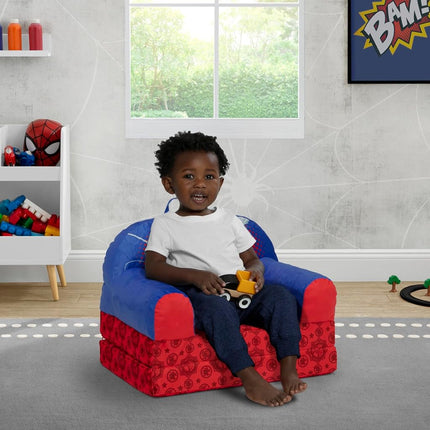 Delta Children Cozee Buddy Flip-Out Kids Chair, Spidey and His Amazing Friends
