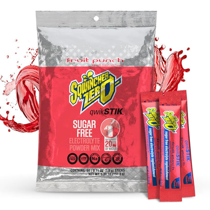 Sqwincher Zero Qwik Stik - Sugar Free Electrolyte 