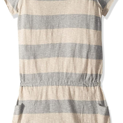 Vestido de rugby Burt's Bees Baby para niña (niña pequeña/niña) - Gris jaspeado - 6 años