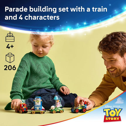 LEGO® Disney and Pixar’s Toy Story Celebration Train & RC Car 43264 Building Playset, 4 Movie Characters for Kids, Construction Set Toy-Giving Idea for Girls, Boys and Fans Aged 4 Years Old and up