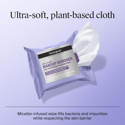 Neutrogena Make-Up Remover Cleansing Towelettes Night Calming 25 ea, Pack of 1, Night Calming