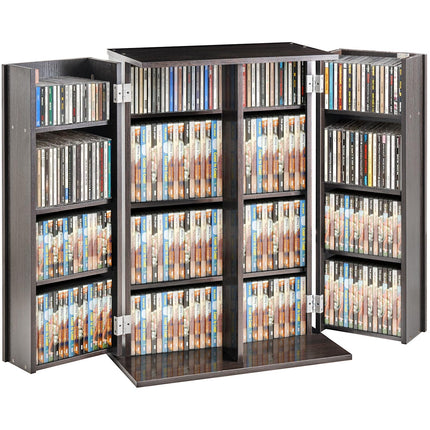 VEVOR Media Storage Cabinet, DVD Cabinet with Door
