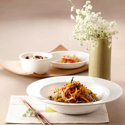 Corelle Winter Frost White Glass 1Ltr Serving Bowl Pack of 2