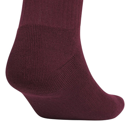 adidas Men's Select Basketball Socks, Maroon/Cool Light Heather/Dark Blue, L