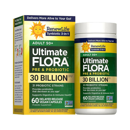 Ultimate Flora Senior Formula 30 Billion 60 VegiCaps