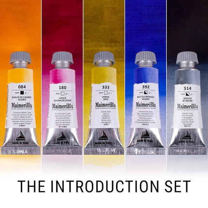 Maimeri Blu Artist Watercolor Set, 12 ml (5 Tubes)
