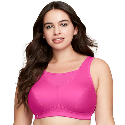 Glamorise No-Bounce Camisole Sports Wirefree Bra 1066 (Women's & Women's Plus) Rose Violet