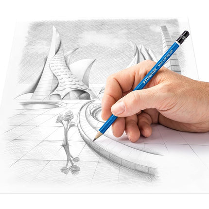 Staedtler Mars STD-100-5B Lumograph 5B Drawing Pencil 12 Pencils/Box