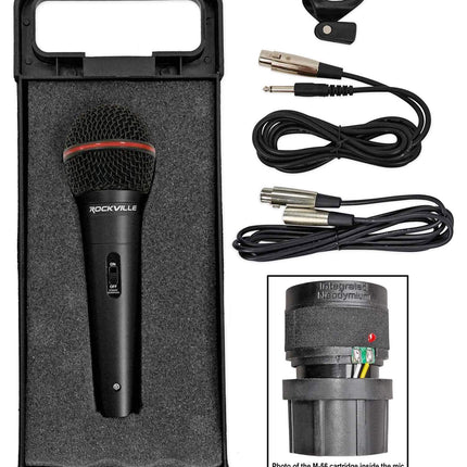 Rockville RMIC-SR Dynamic Handheld Microphone, 600
