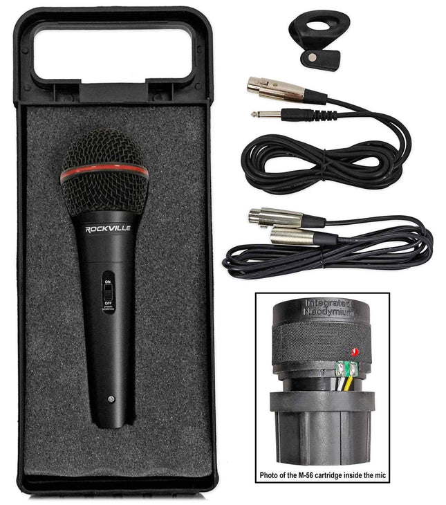 Rockville RMIC-SR Dynamic Handheld Microphone, 600