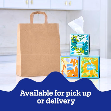 Kleenex Lotion Facial Tissues with Coconut Oil, 8 Flat Boxes, 180 Tissues Per Box, 3-Ply