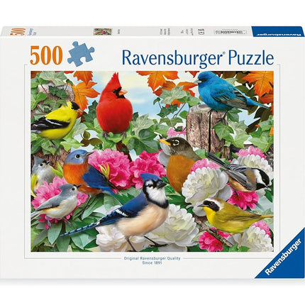 Ravensburger Garden Birds 500 Piece Jigsaw Puzzle for Adults and Kids Age 10 Years Up