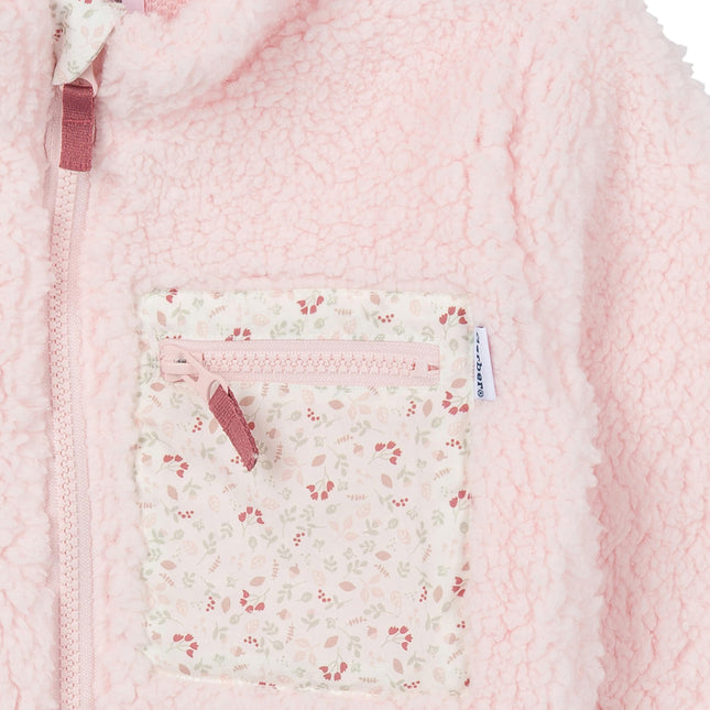 Gerber Unisex-Baby Toddler Boys Girls Sherpa Fleece-Lined Zip Up Jacket, Pink, 2T