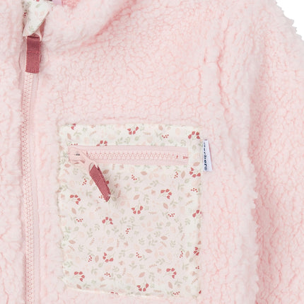Gerber Unisex Baby Toddler Boys Girls Sherpa Fleece-lined Zip Up Jacket, Pink, 5T