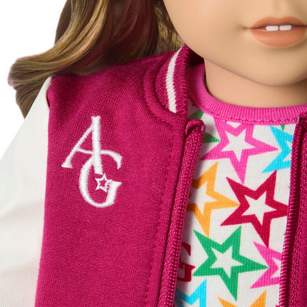 American Girl, Truly Me 18-inch Doll #118 with Brown Eyes, Wavy Dark-Brown Hair with Highlights, Tan Skin, for Ages 6+
