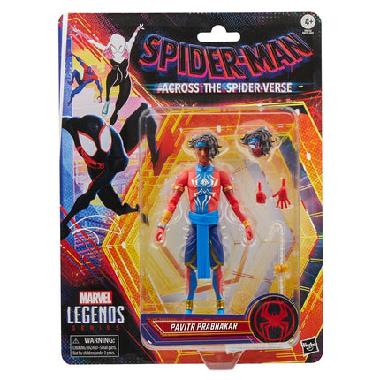 Marvel Legends Series Pavitr Prabhakar, Spider-Man: Across the Spider-Verse Collectible 6 Inch Action Figure, Red and Blue