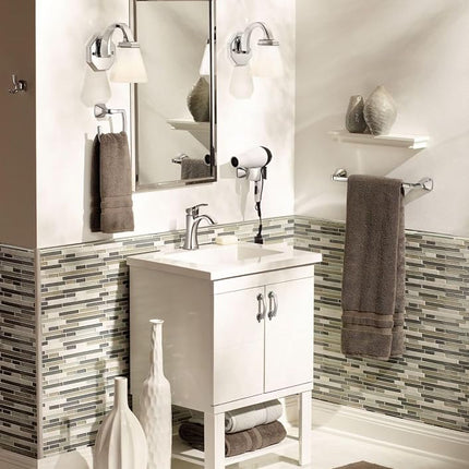 Moen YB5118BN Voss Barre porte-serviettes 45 cm, nickel brossé