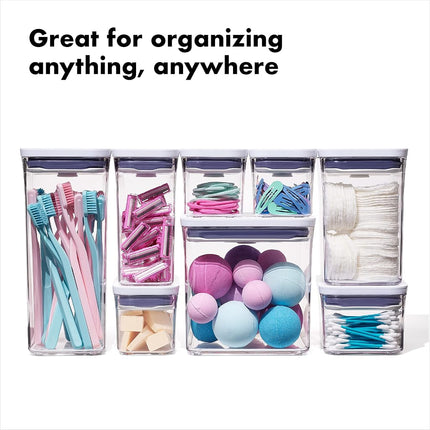 OXO Good Grips POP 2.0 10-Piece Storage Container Set, BPA-Free, Dishwasher Safe